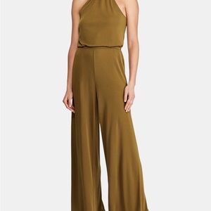Ralph Lauren Khaki Halter Jumpsuit